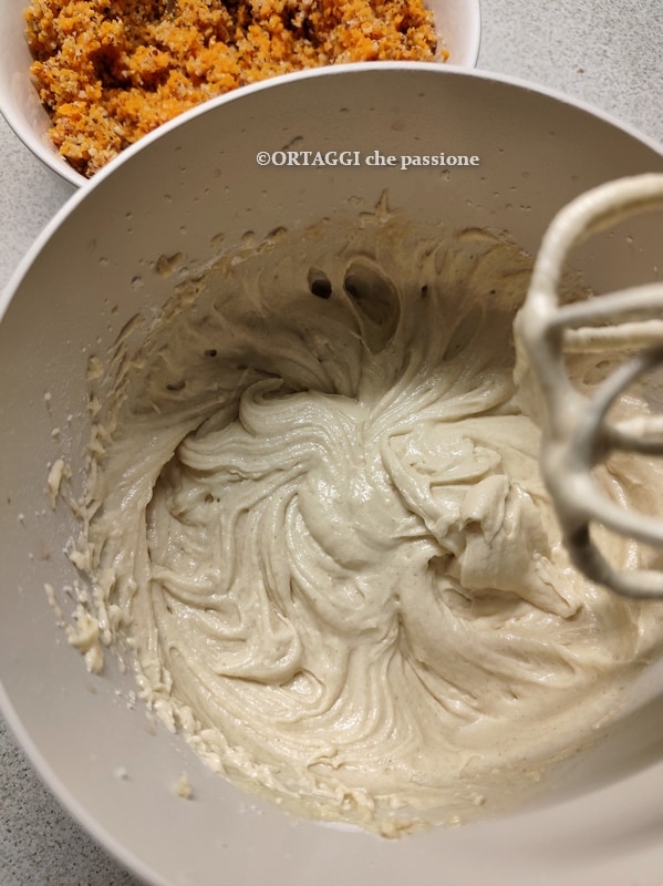 mix grandma's pumpkin cake batter