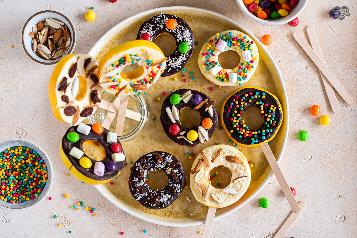 Apple Donut on a Stick