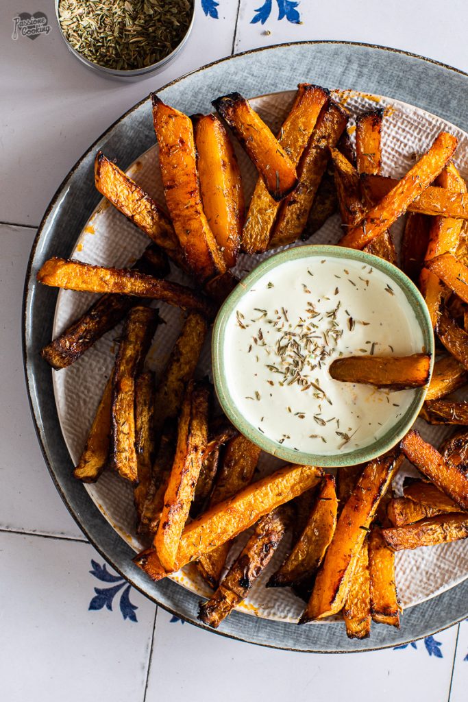 Baked Kohlrabi Sticks