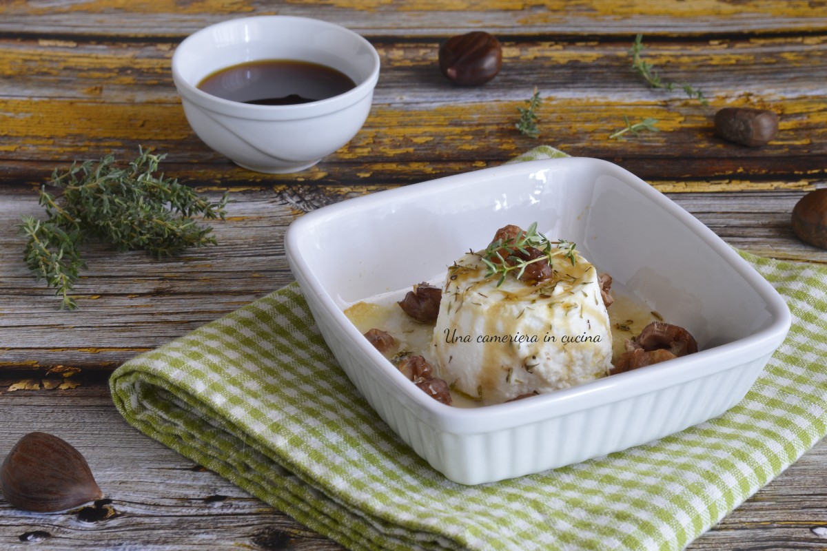 Baked Ricotta with Chestnuts and Honey