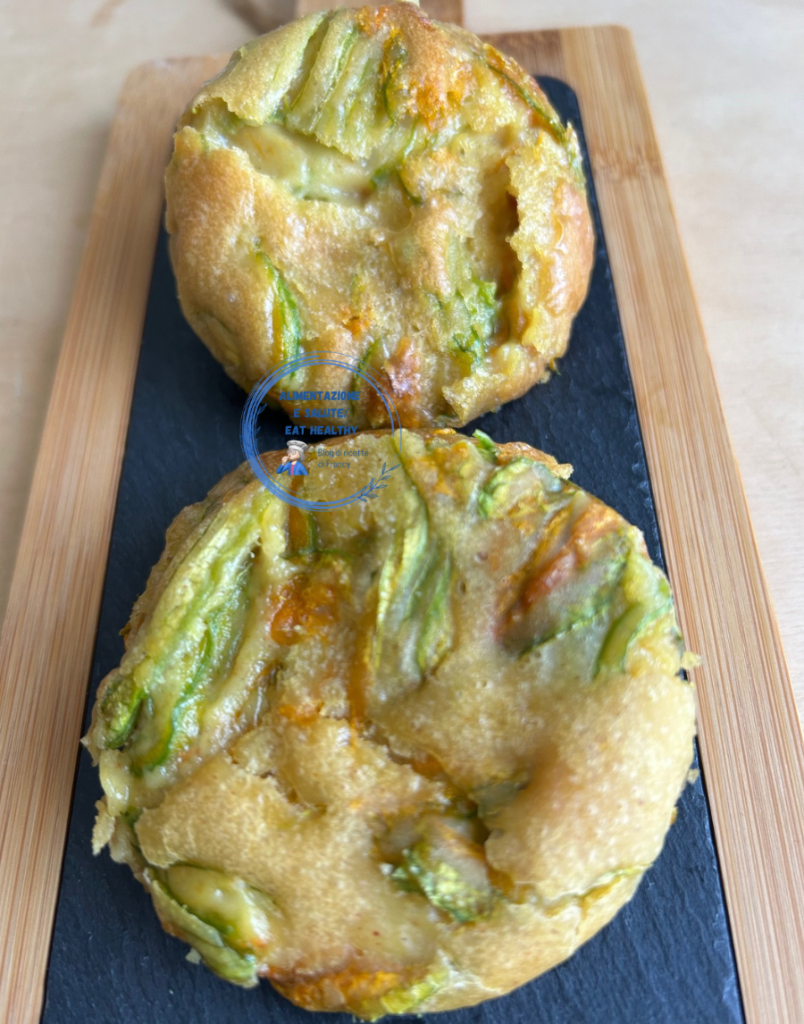 Baked Zucchini Blossom Fritters: Light Recipe
