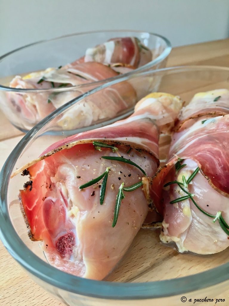 Baked Chicken with Speck | light skinless