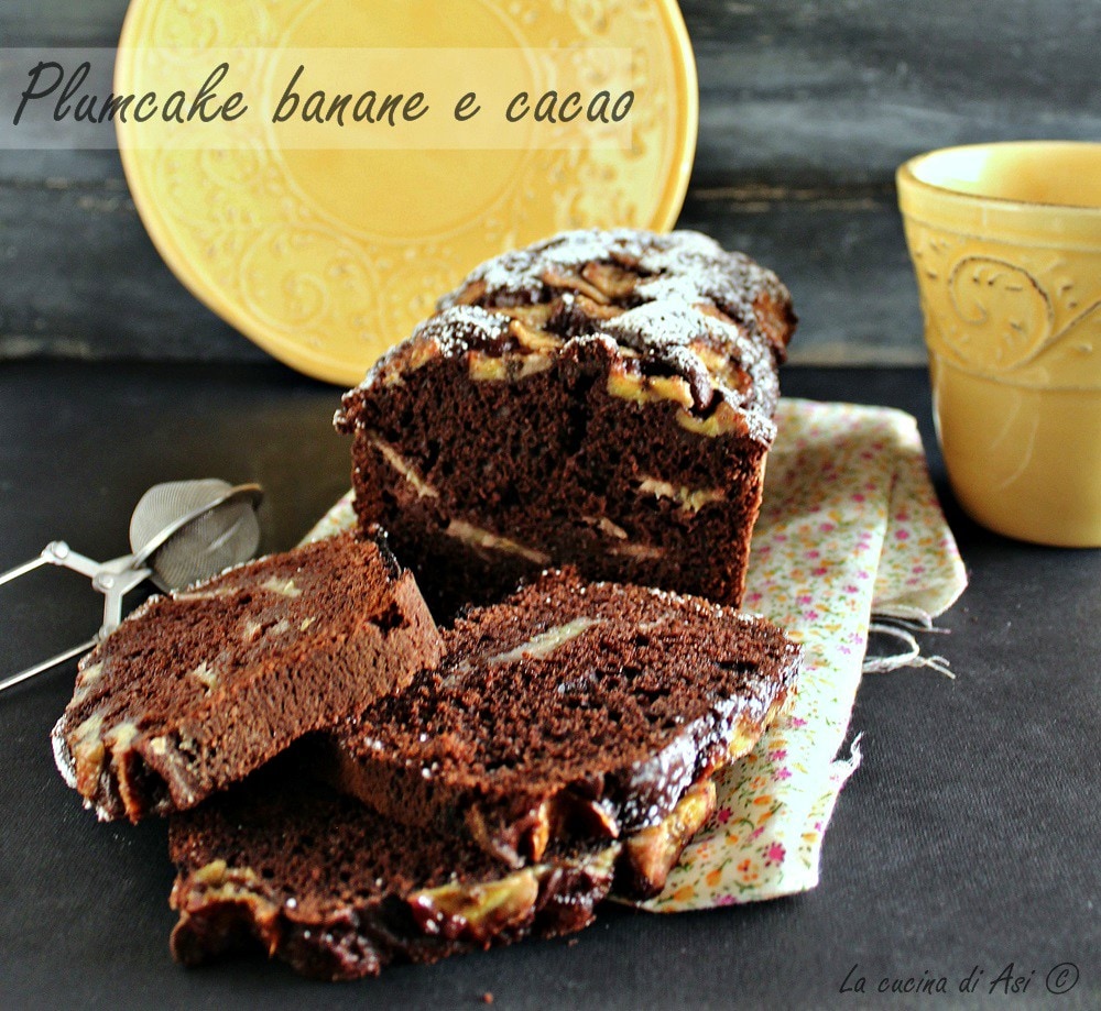 Banana and Cocoa Loaf Cake