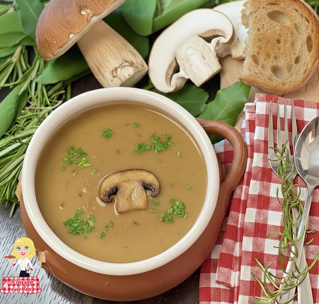 VELVETY CREAM OF PORCINI MUSHROOMS