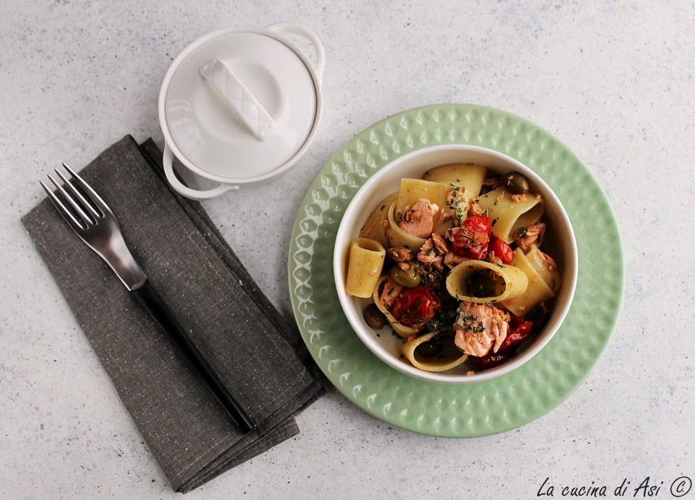 Calamarata with Salmon