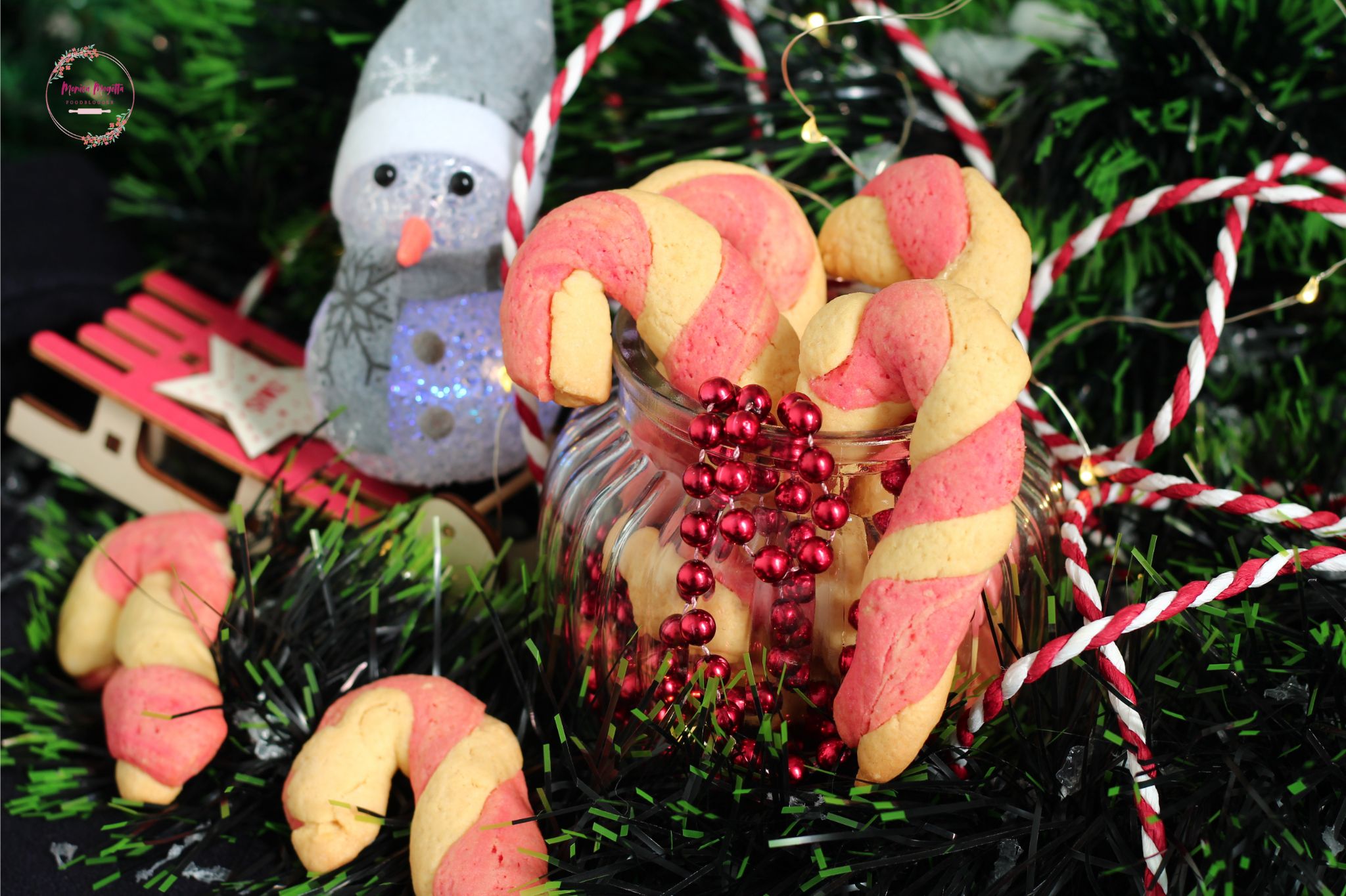 Candy Cane Christmas Cookies
