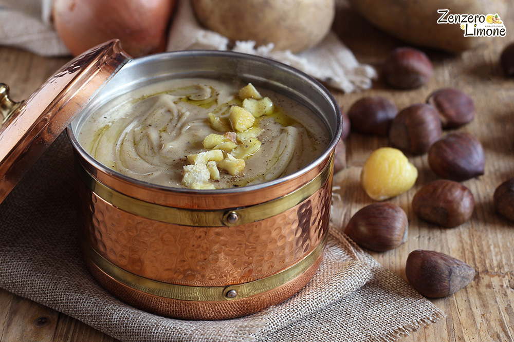 Chesnut and Potato Cream Soup