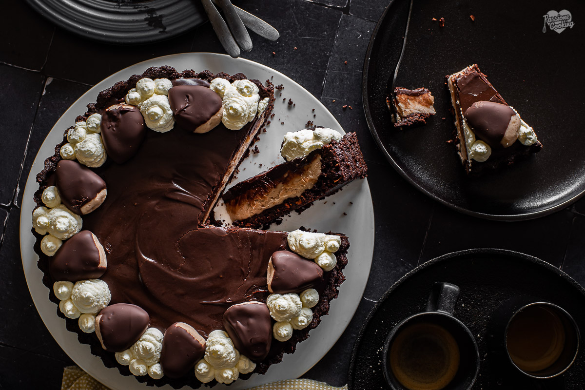 Chestnut and Chocolate Tart