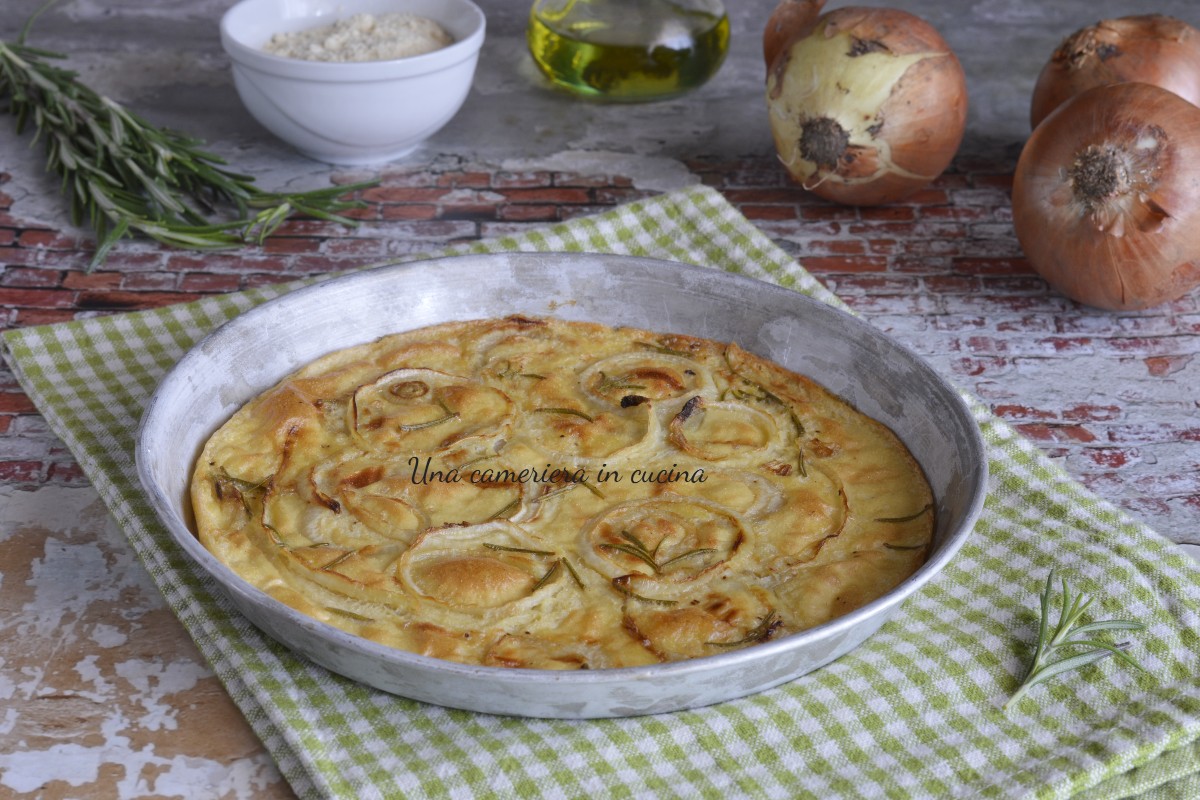 Chickpea Farinata with Onion