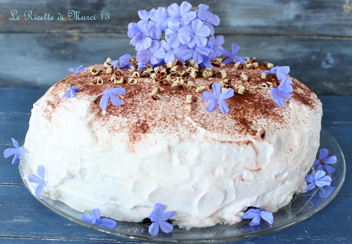 Chocolate Semifreddo Meringue Cake. Explained Step by Step