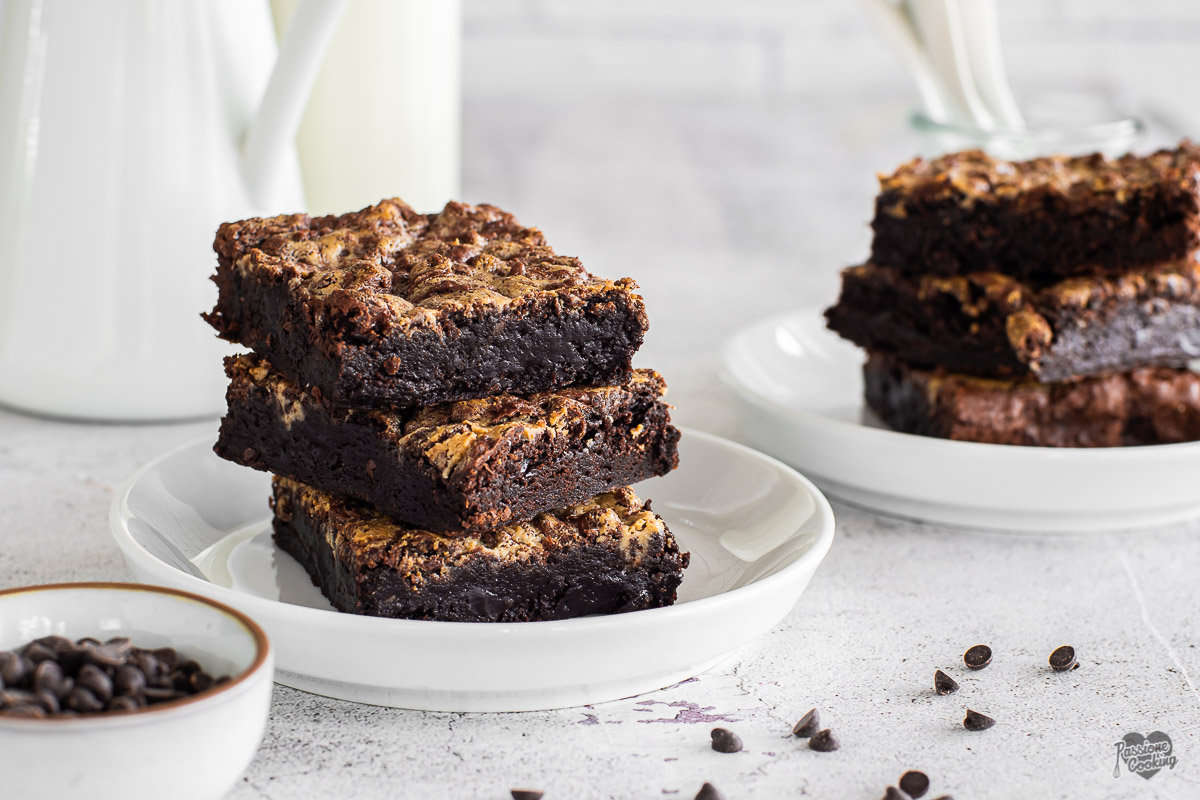 Chocolate and Tahini Brownies – Lactose-Free