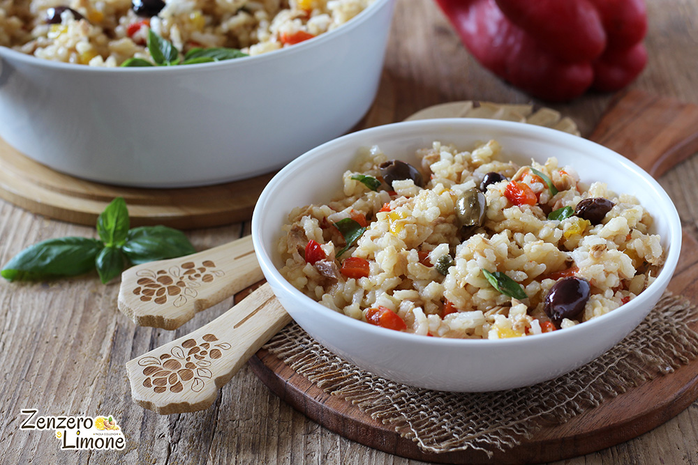 Cold Rice with Peppers
