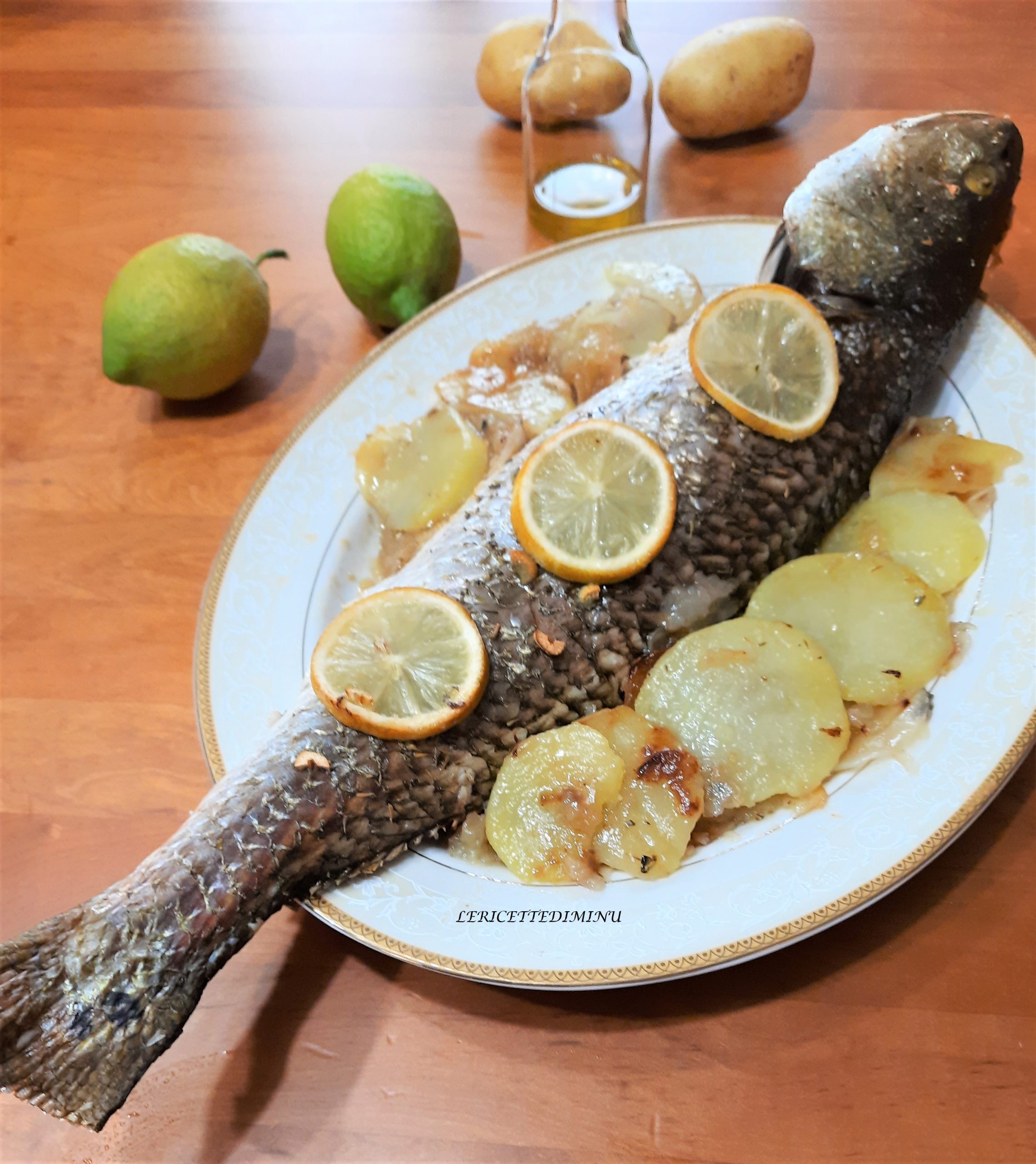 Baked Croaker with Potatoes Recipe
