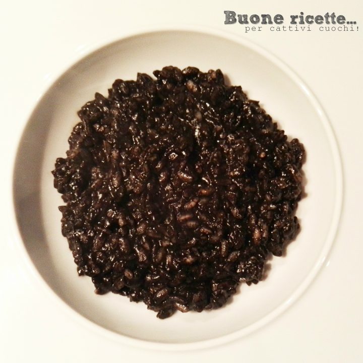 cuttlefish ink risotto
