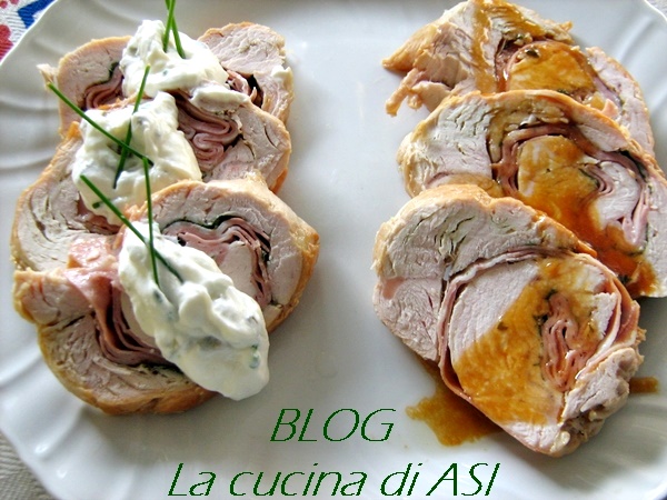 Double-face turkey roll