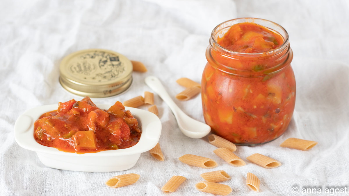 EGGPLANT SAUCE TO PRESERVE