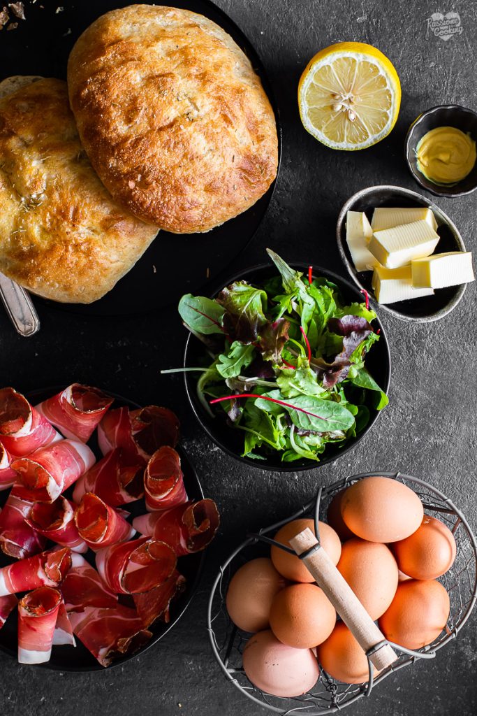 Eggs Benedict with Speck Alto Adige PGI