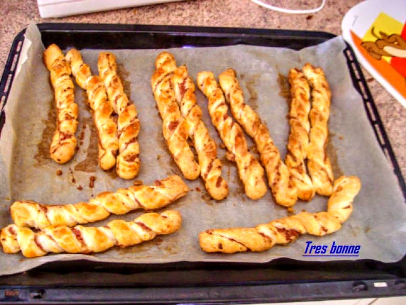 Flavored Puff Pastry Breadsticks