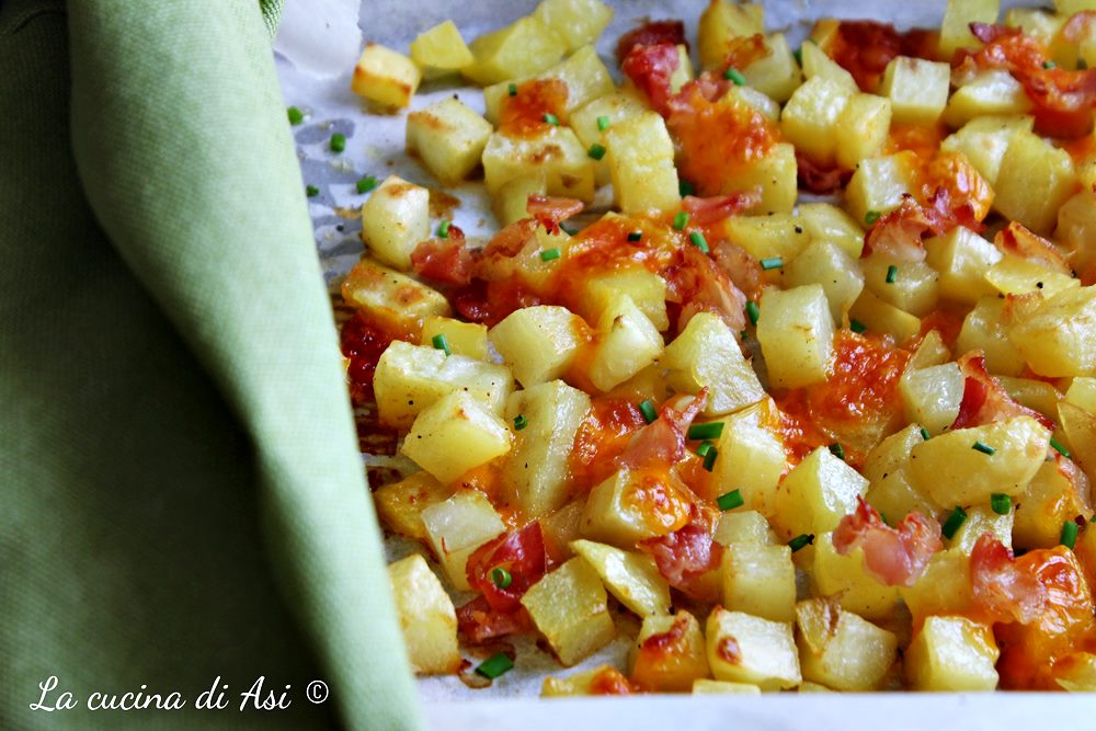 Flavorful Baked Potato Cubes