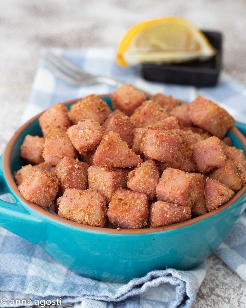 Fried Mortadella without Eggs