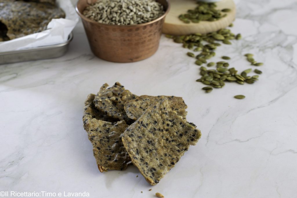 gluten-free seed crackers