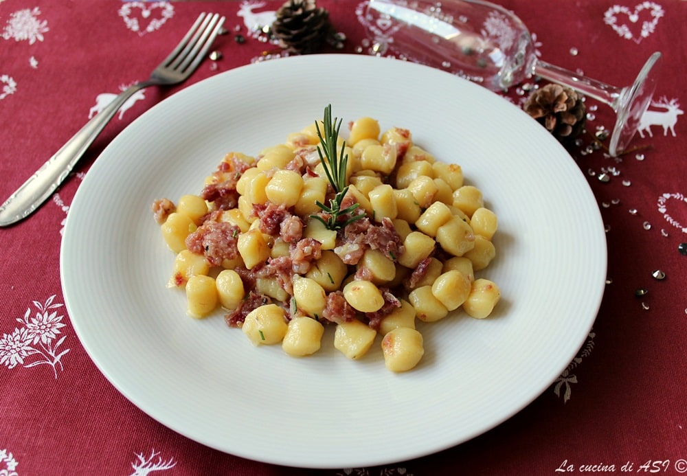 Gnocchetti with Cotechino