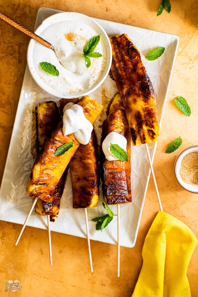 Grilled Pineapple with Coconut Cream