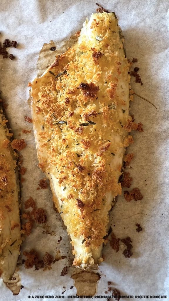 Grilled Sea Bass with Crunchy Breadcrumbs