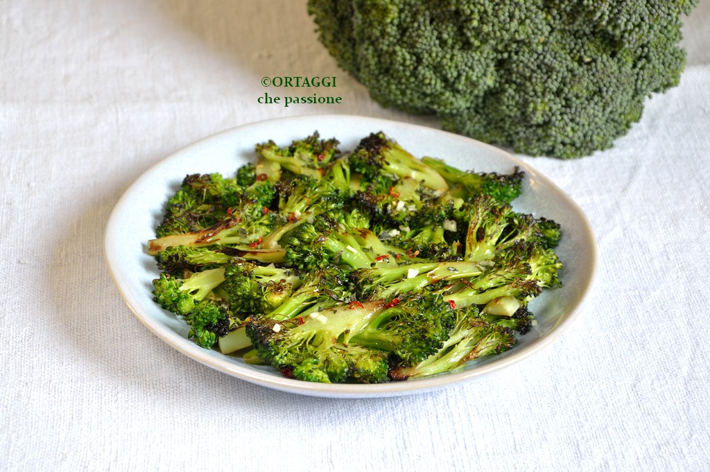 Grilled broccoli light and tasty