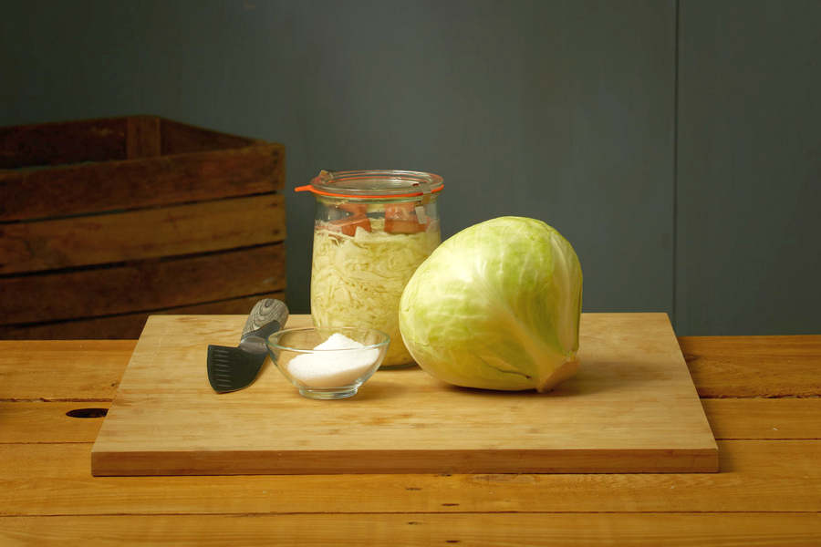 Homemade sauerkraut recipe