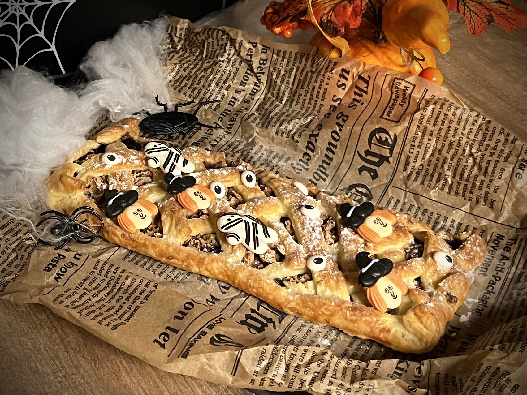 Monstrous Puff Pastry with Nutella and Amaretti