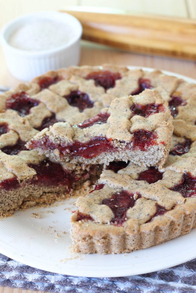 buckwheat tart with no-butter shortcrust