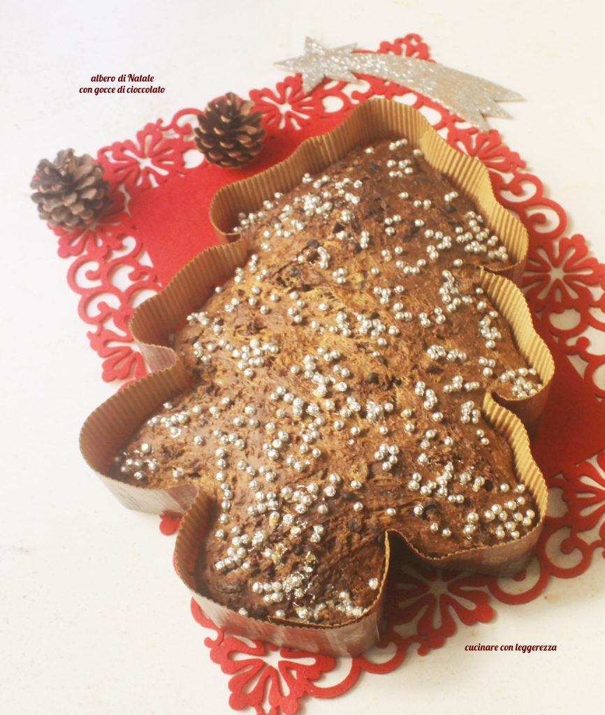 Christmas tree with chocolate chips