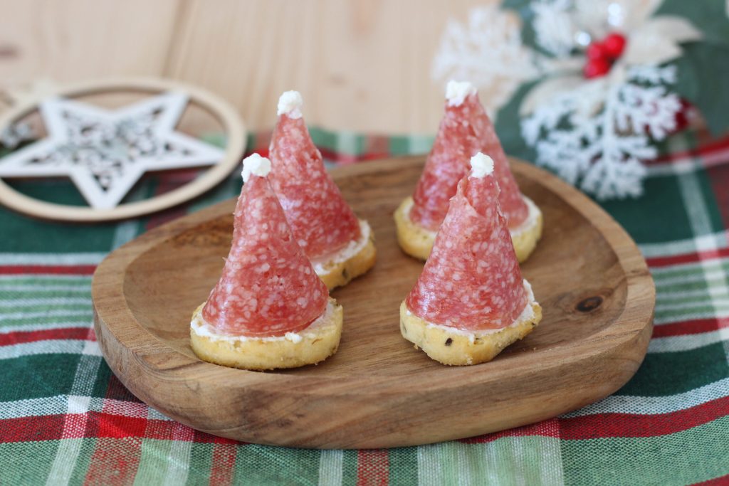salami Christmas hats
