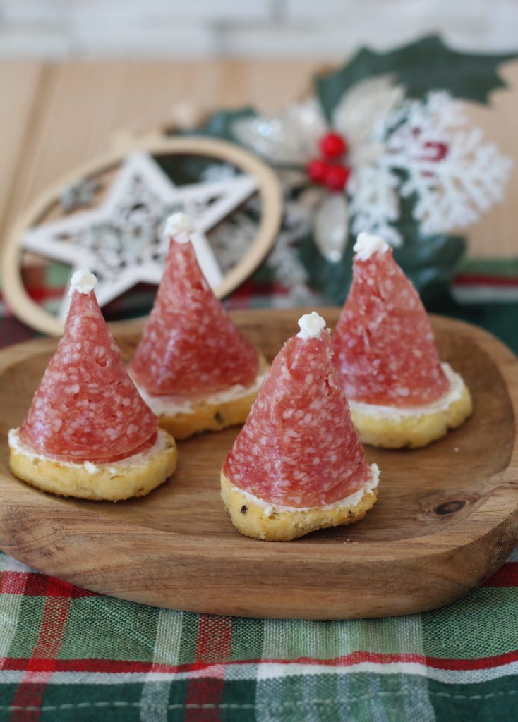salami Christmas hats