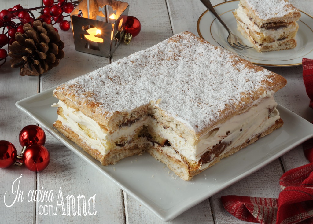 Paradise Millefeuille with Pandoro