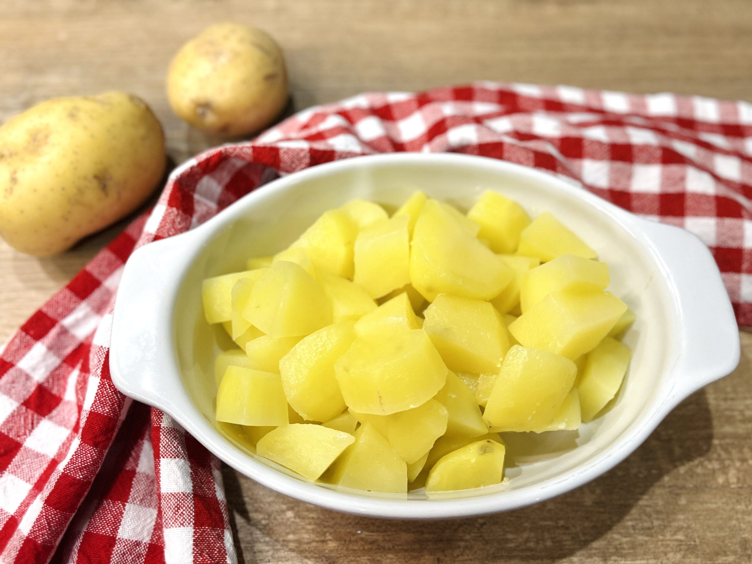 Microwave Cooked Potatoes