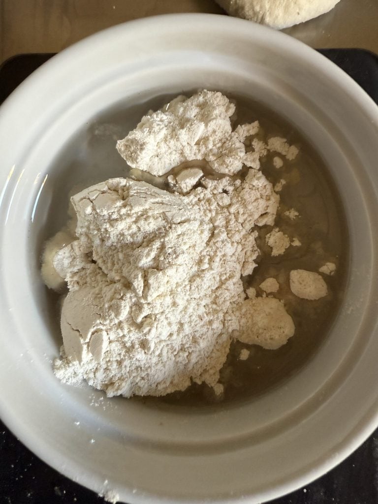 Coconut Oil and Flour for Sri Lankan Coconut Bread