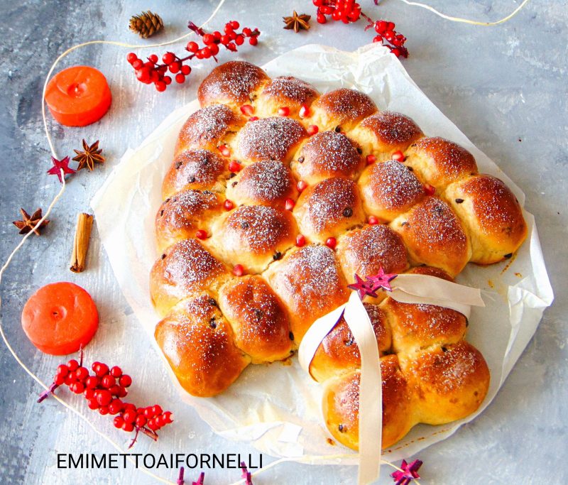 SWEET DANUBE CHRISTMAS TREE: SOFT RECIPE WITH CHOCOLATE STEP BY STEP