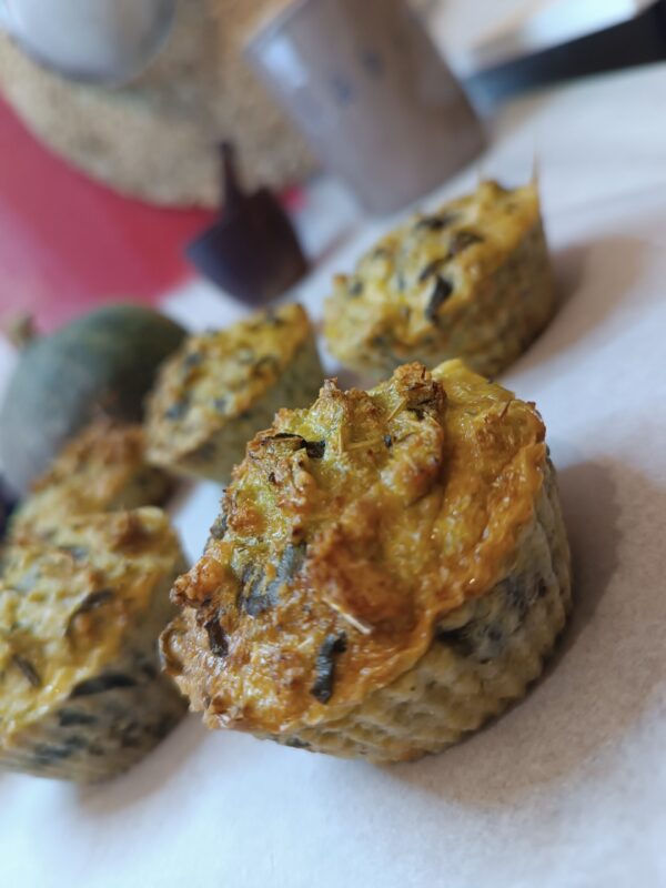 Thistle and Purslane Tart with Hazelnuts and Anchovy Sauce