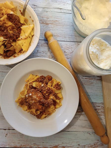 Pappardelle with Farmyard Ragù