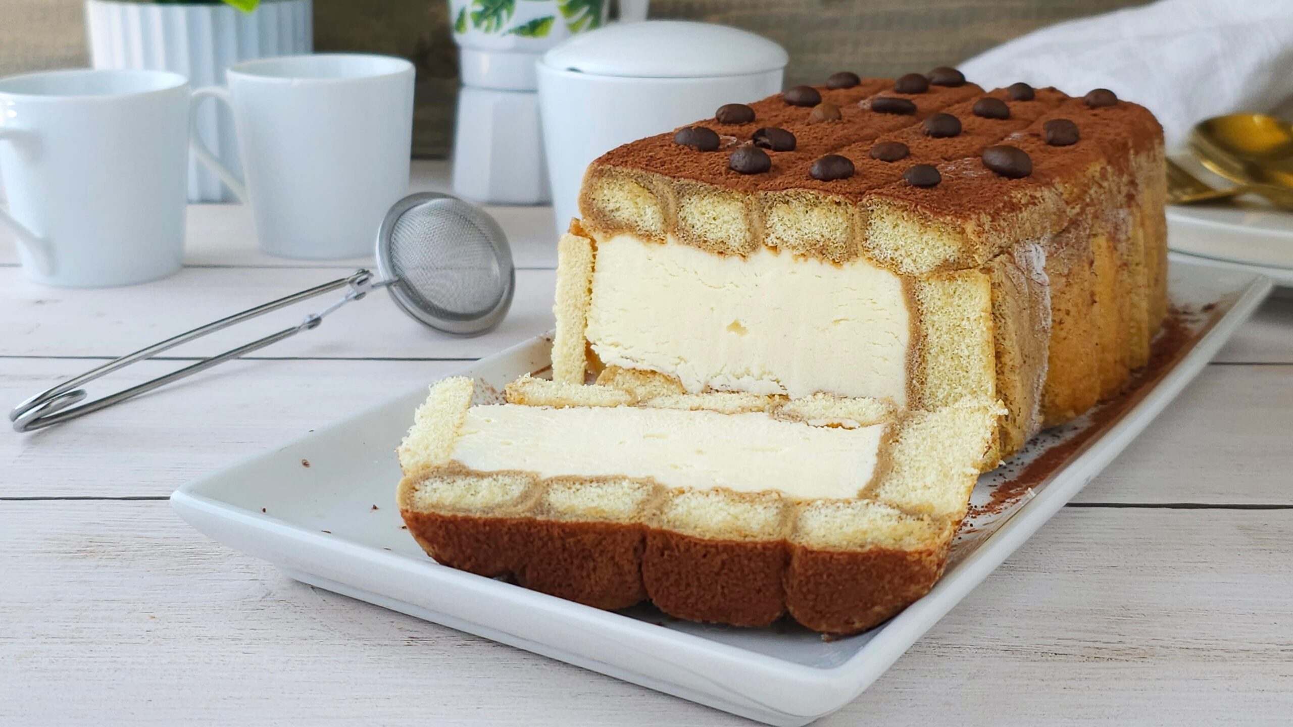 Tiramisu Ice Cream Cake
