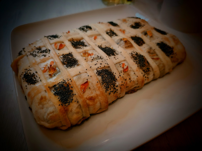 Rustic Savory Pie with Leeks, Sausage and Roccaverano Dop