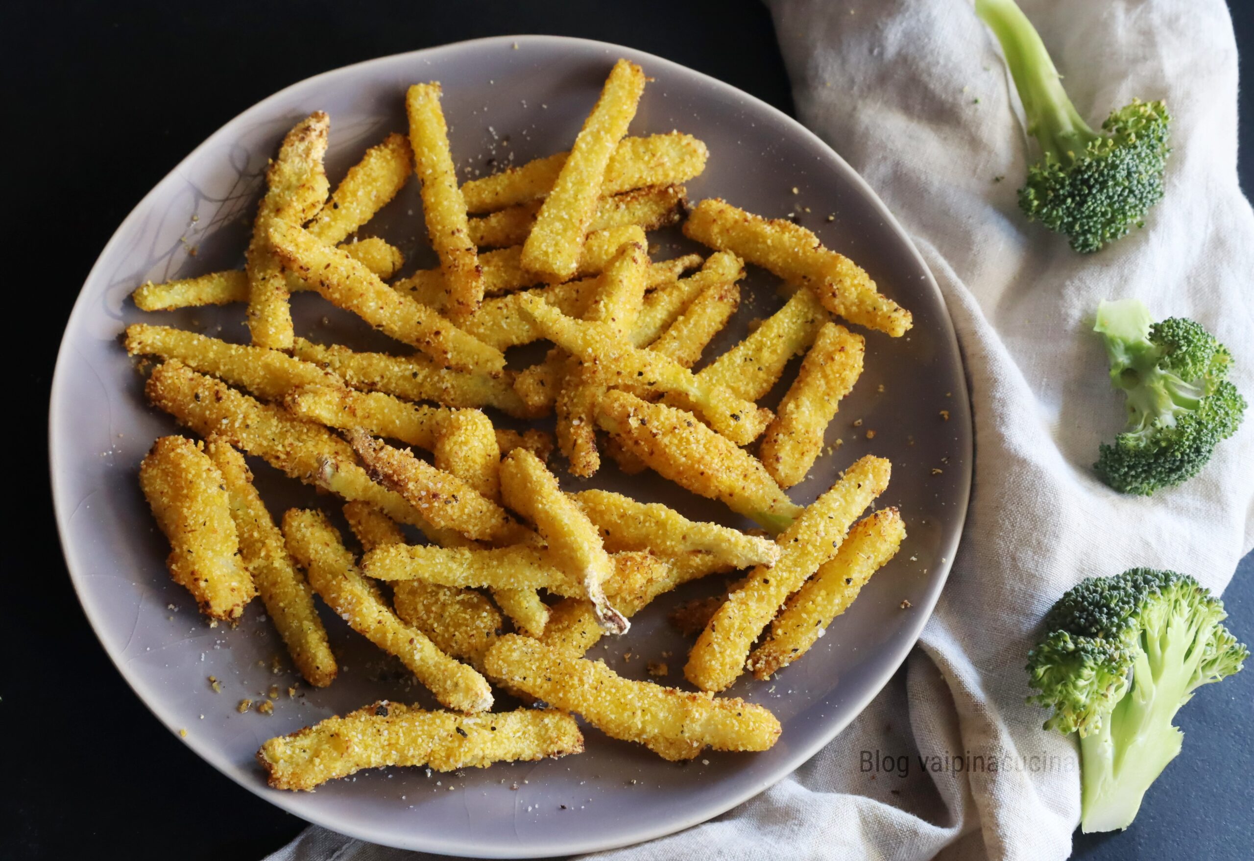 Battered Broccoli Stems