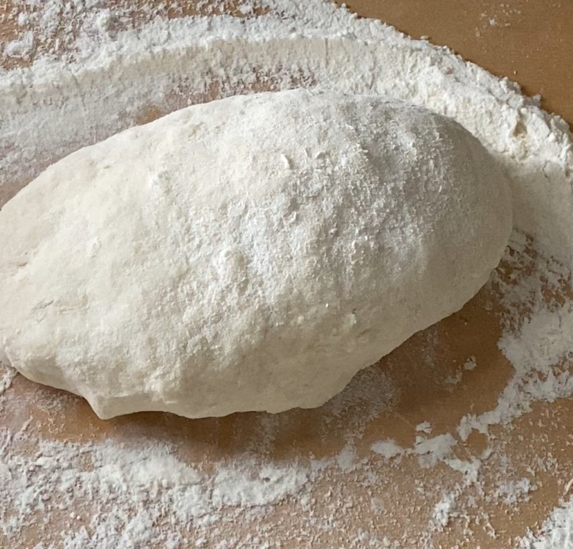 Kneading on the table