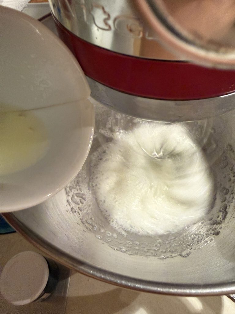 addition of lemon and vanilla