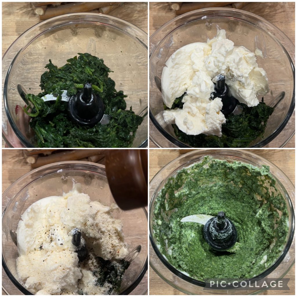 Christmas Ring Cake with Salmon and Spinach