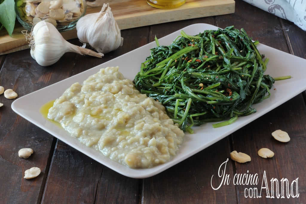 Fava Beans and Chicory Pugliese Style