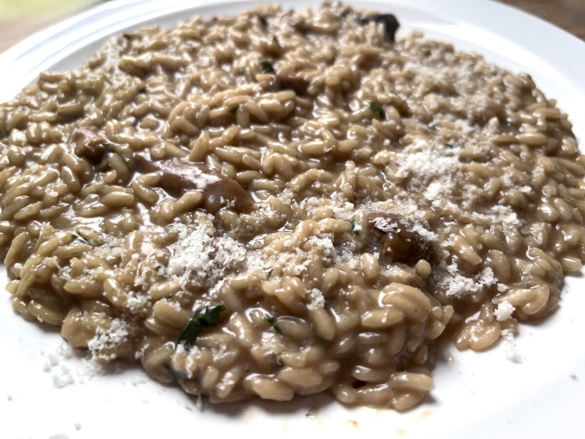 Dried Mushroom Risotto