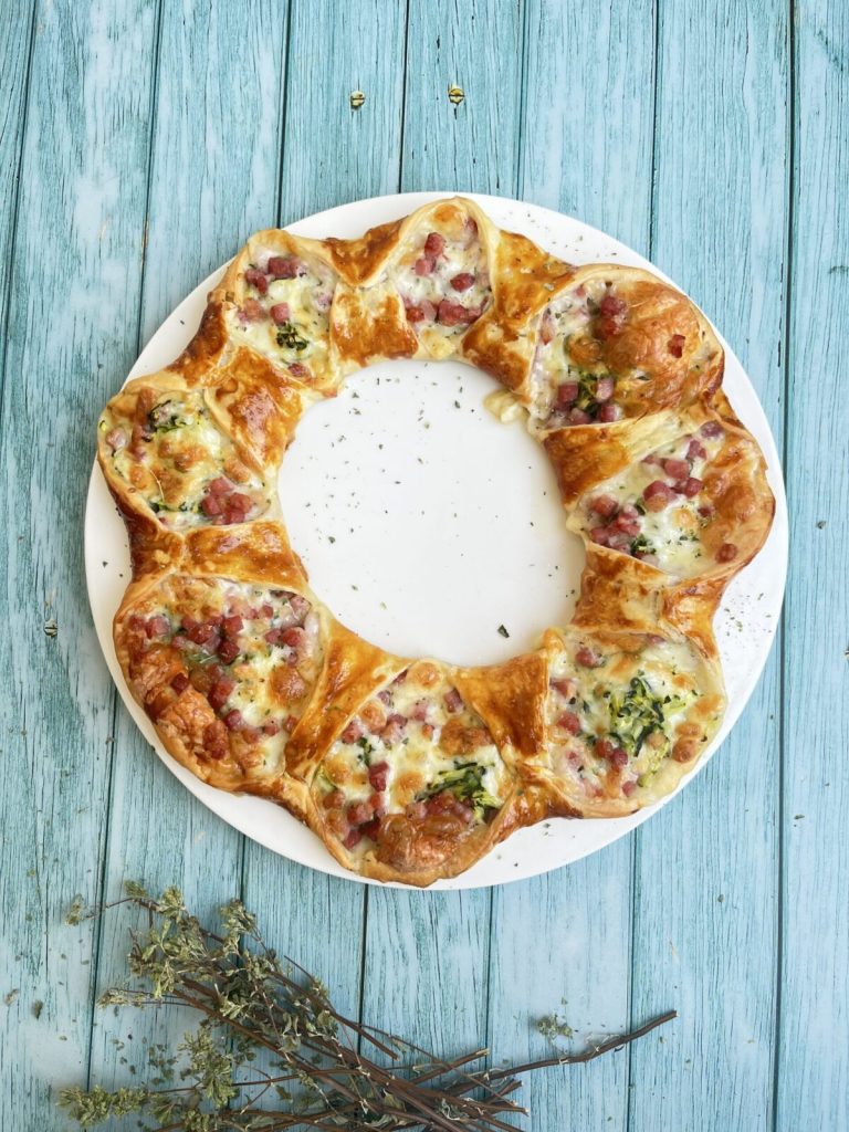 savory crown puff pastry zucchini